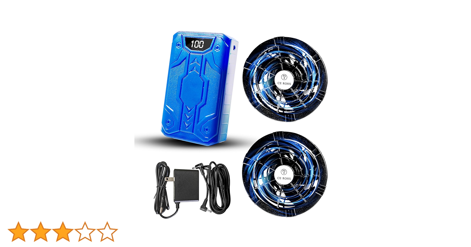 Amazon.co.jp: 【2025最強業界爆風40V/30000mAh】 空調作業服 ファン